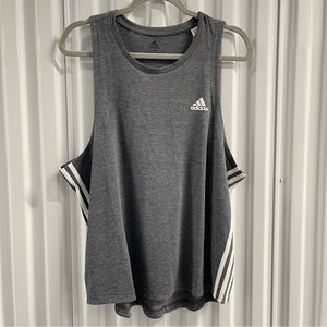 NWT! ADIDAS Gray Muscle Tank Size 2X